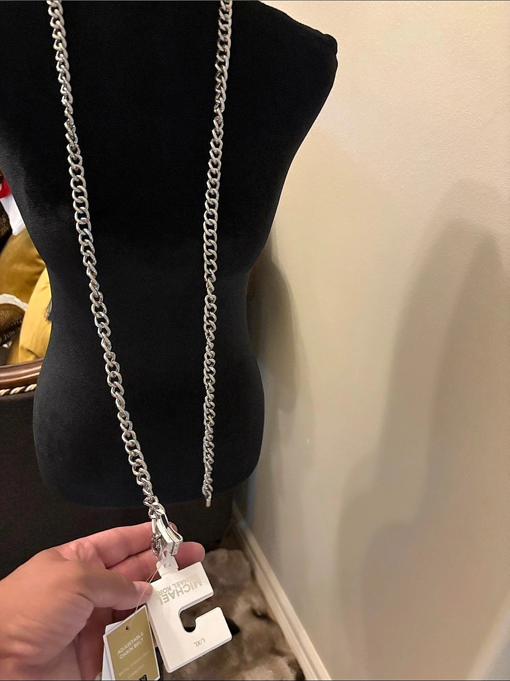 Michael Kors Silver-Tone Chain Necklace